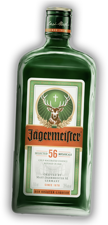 Mississippi Towards New Orleans - Jägermeister 1l (470x851), Png Download