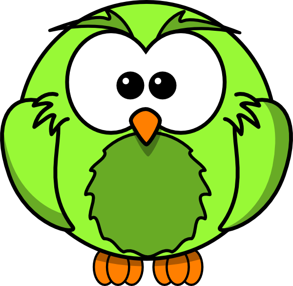 How To Set Use Light Green Owl Icon Png (600x585), Png Download