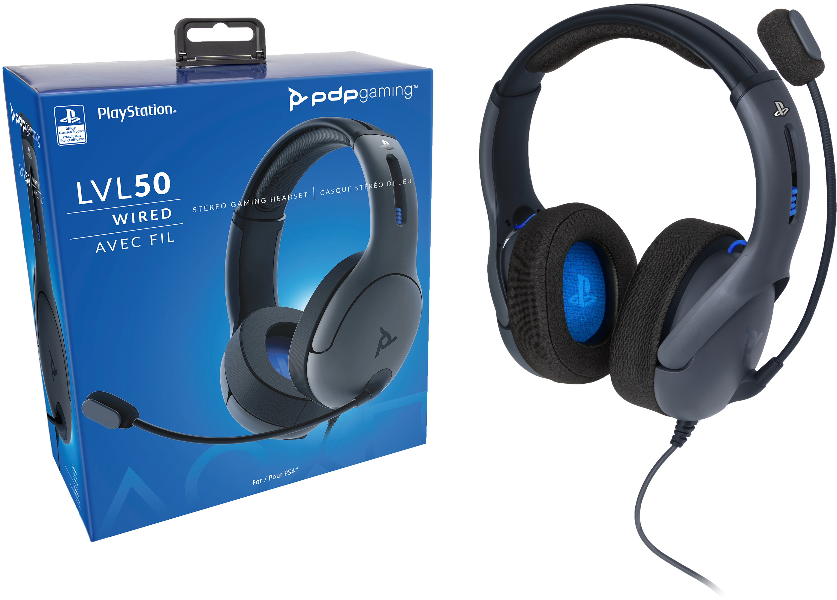 Pdp's Lvl50 Headset - Headphones (3000x3000), Png Download