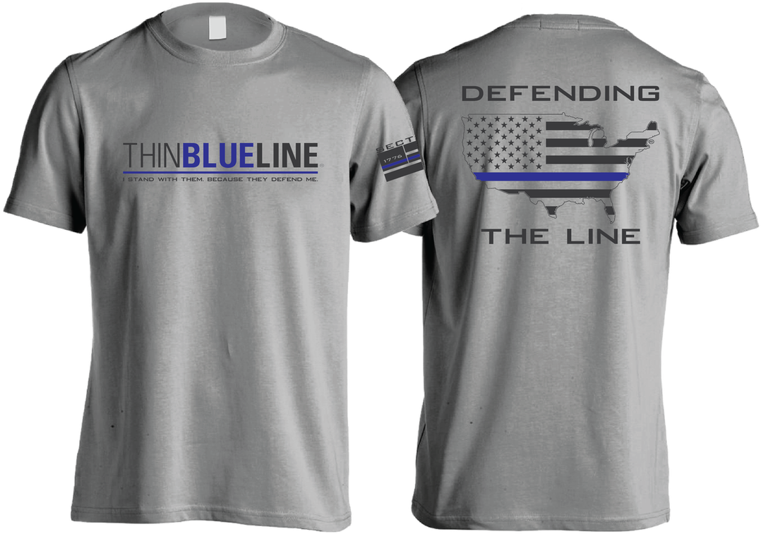 Thin Blue Line - Fuck The Gators T Shirt (1200x927), Png Download