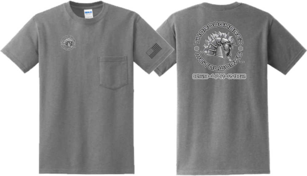 Grey Tmw T-shirt With Pocket - Active Shirt (1000x575), Png Download