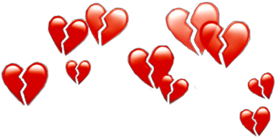 #heart #crown #heartcrown #crownheart #sad #sadlife - Heart Emoji Crown Png (1024x1024), Png Download