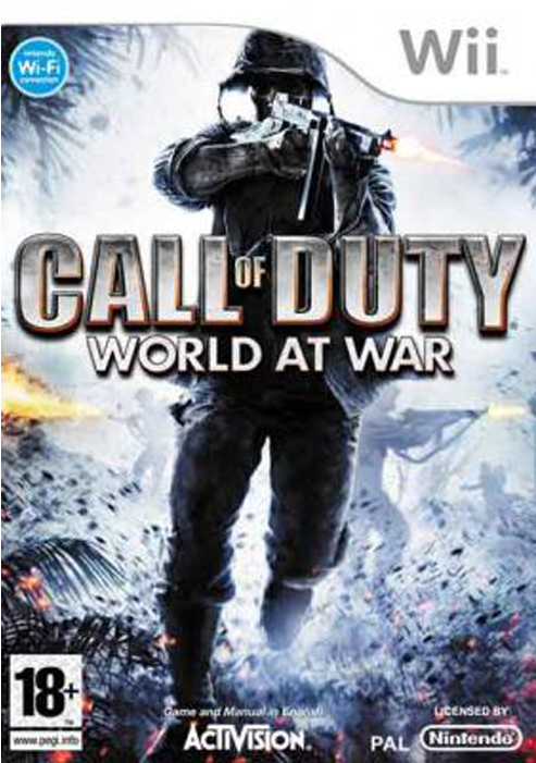 Call Of Duty World At War Online Wii (800x800), Png Download