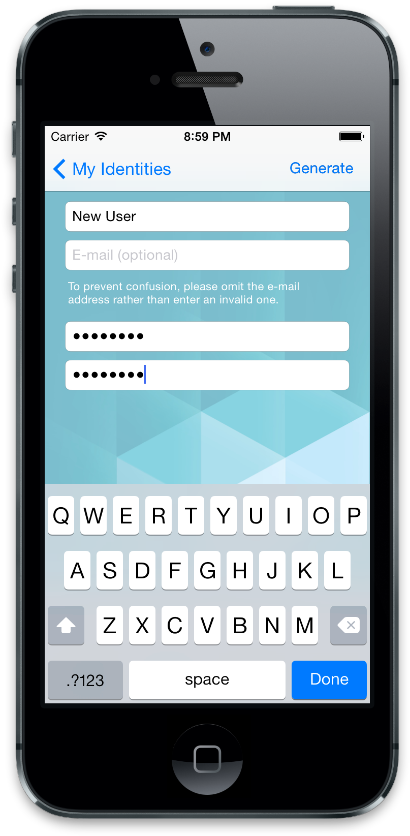 Even If You Have The Password For An Identity, You - Report A Bug App (828x1668), Png Download