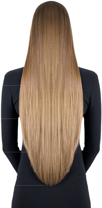 Hair Extensions Lengths Chart2 - Tape In Hair Extensions 28 (600x744), Png Download