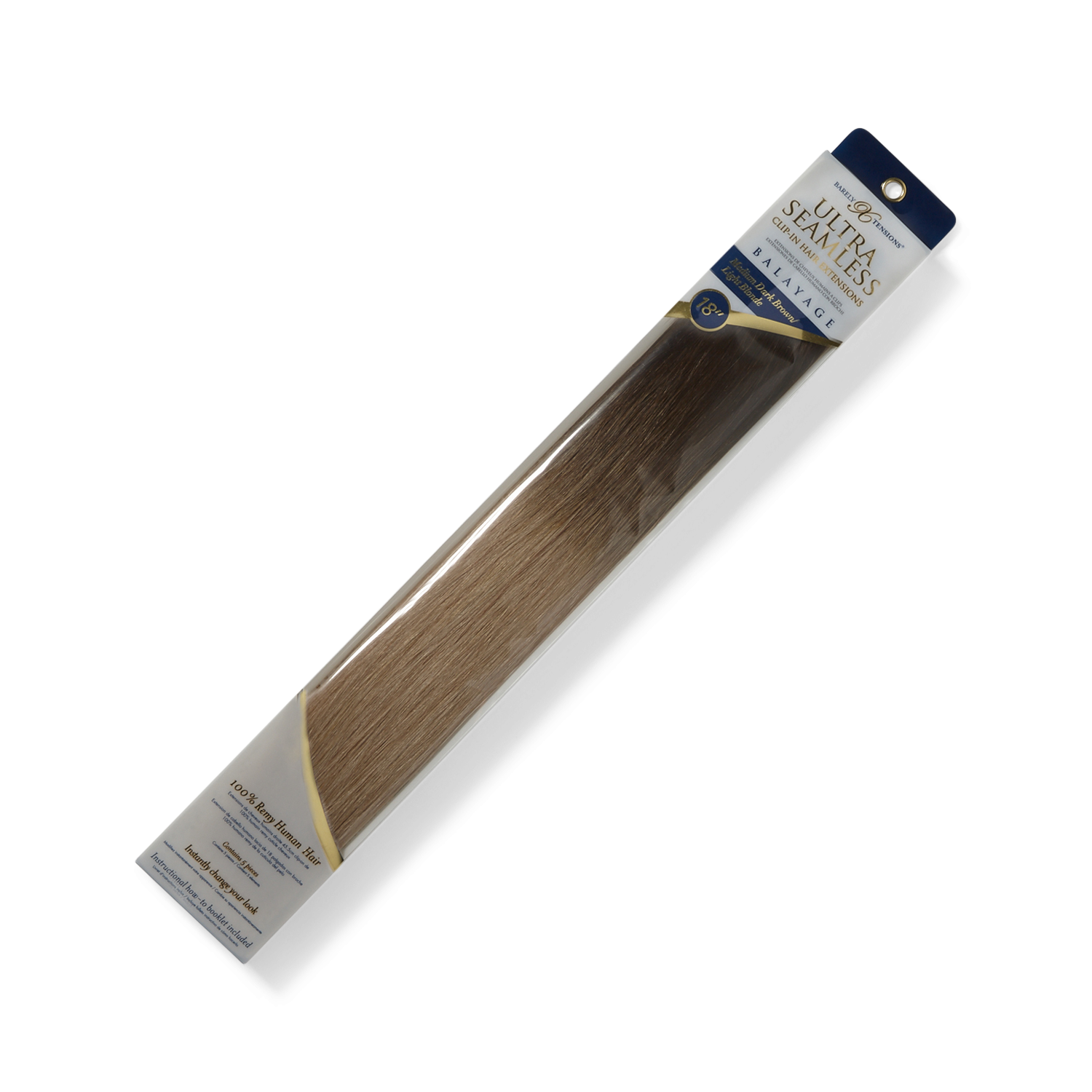 Barely Xtensions Ultra Seamless Clip In Human Hair - Wood (1500x1500), Png Download