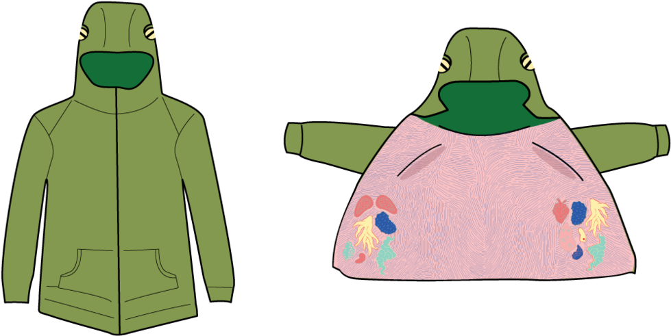 Dissection Frog Hoodie 1017 - Frog (1000x679), Png Download
