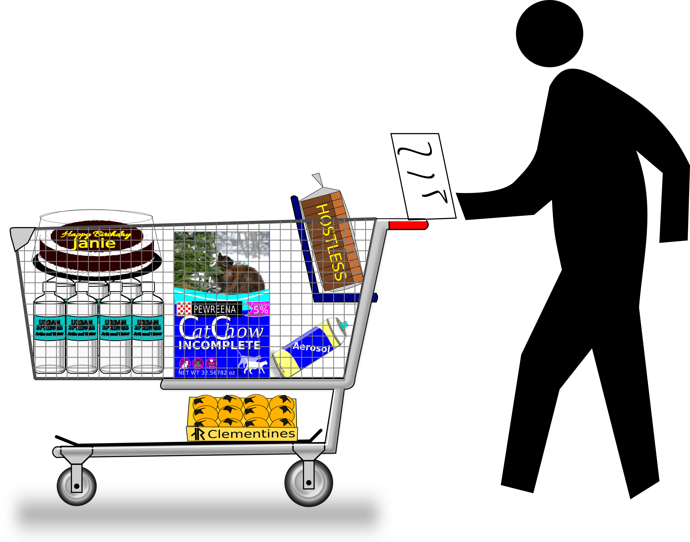 This Free Icons Png Design Of Pedestrian Shopping (2400x1886), Png Download