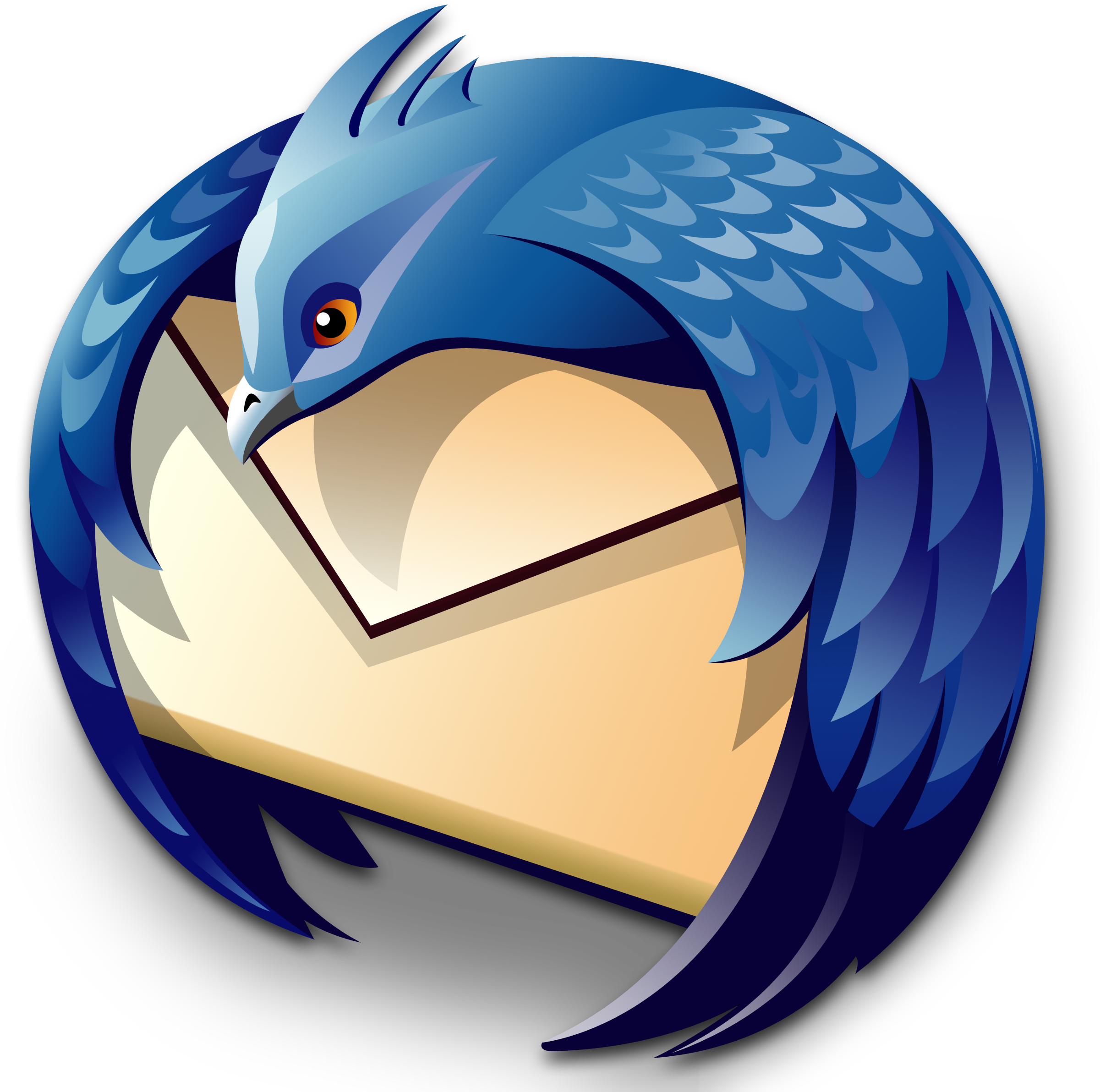2012 Thunderbird - Mozilla Thunderbird Logo Png (2400x2400), Png Download