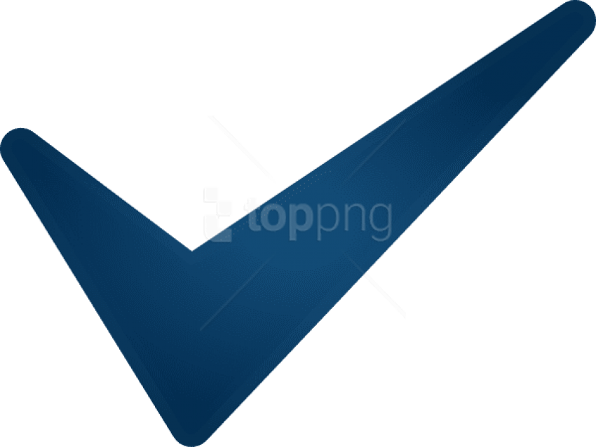 Free Png Check Mark Png Png Image With Transparent - Blue Check Mark Png (850x638), Png Download