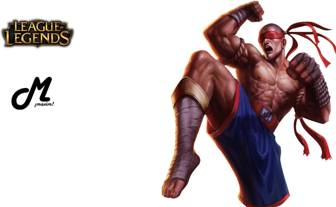 Lee Sin Lol Png (1164x687), Png Download