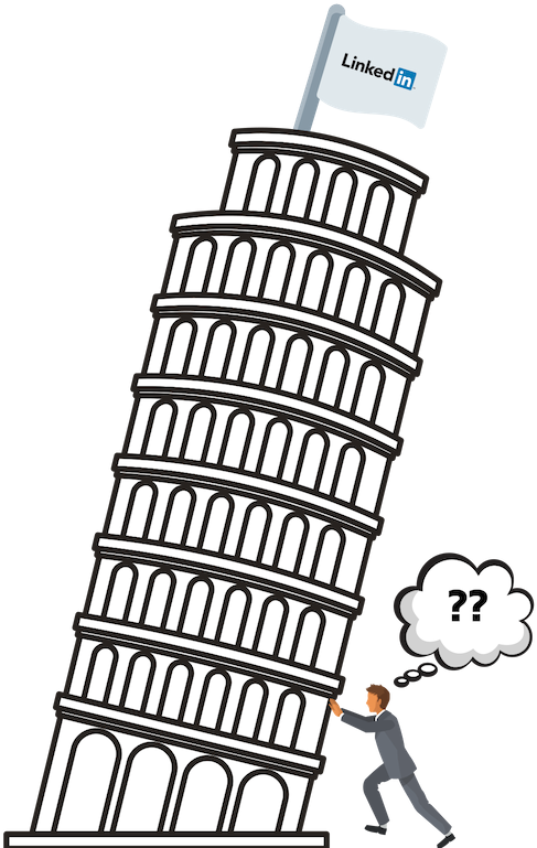 A Linkedin Profile Is The Foundation For Building Brand - Leaning Tower Of Pisa Clipart (800x800), Png Download