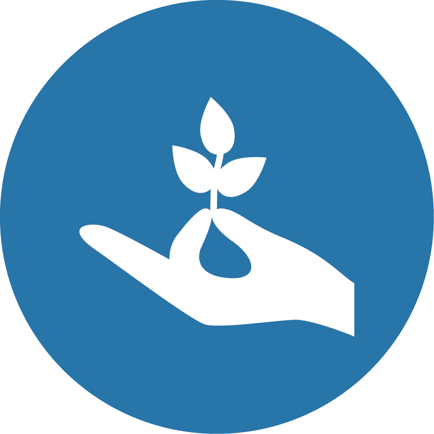 We Conceptualize, Research, And Launch Our Own Companies - Icon Management Blue (888x888), Png Download