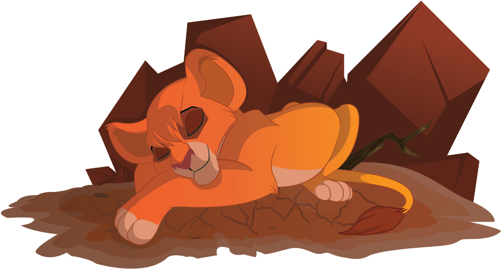 Sleeping Beauty - Lion King Vitani Sleep (993x669), Png Download