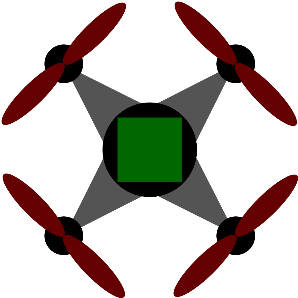 Drone Diagram - Virhuck V 6 Rc Drone (1000x1000), Png Download
