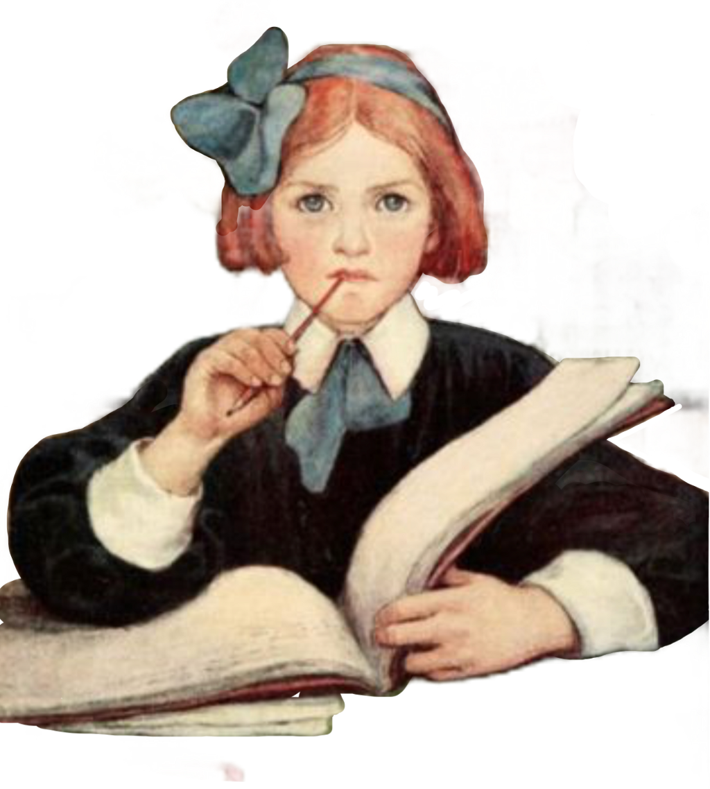 Schoolgirl Sticker (1024x1138), Png Download