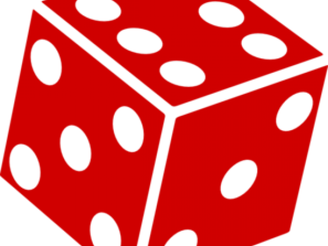 Dice Clipart Outline - Clipart Dice Images Free (640x480), Png Download