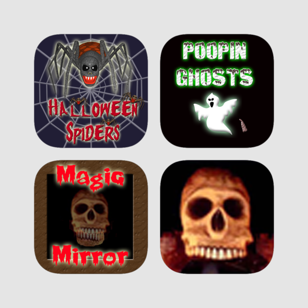 Haunted Apps Bundle 9 - Skull (630x630), Png Download