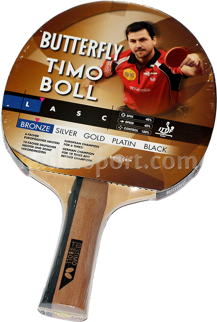 Butterfly Timo Boll Bronze - Ping Pong (718x1068), Png Download