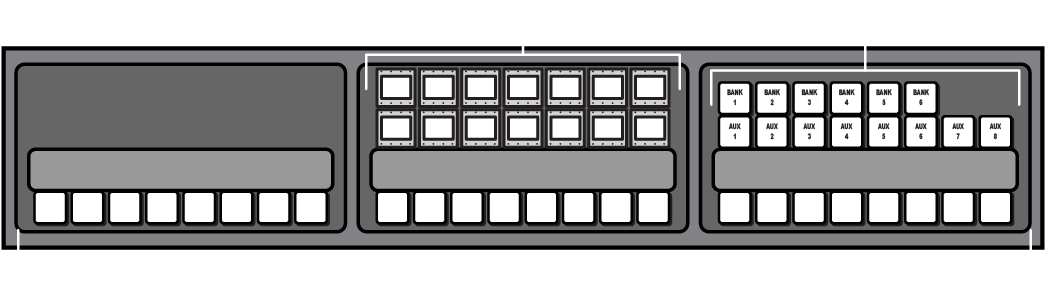 Auxiliary Control Panel - Diagram (1050x328), Png Download