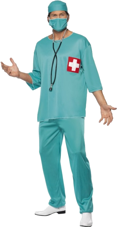Surgeon Costume (593x722), Png Download