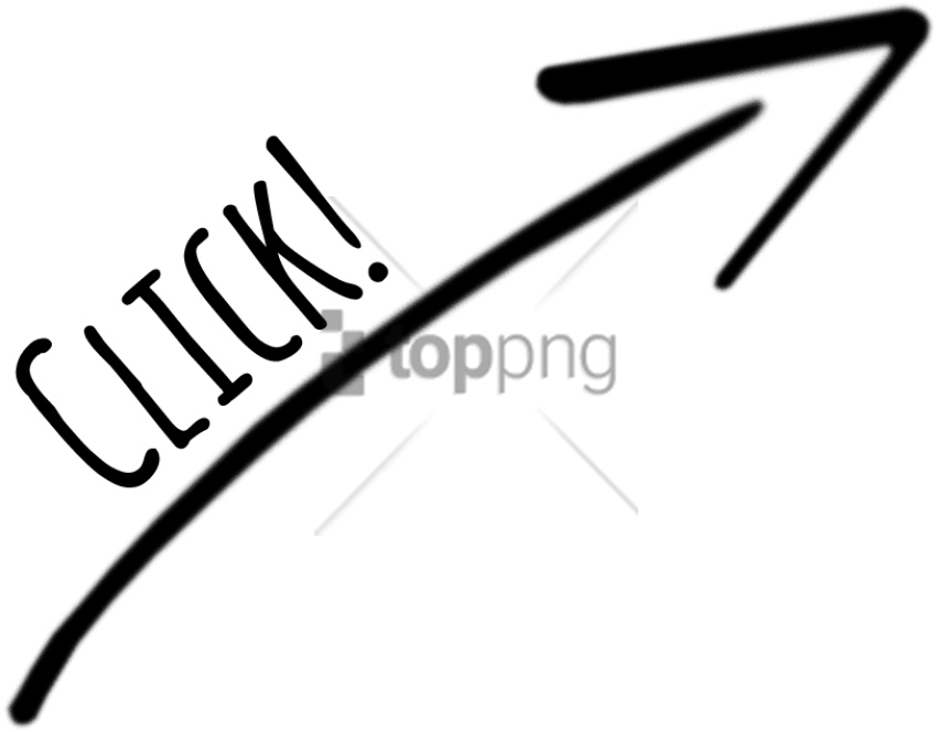 Free Png Click With Arrow Png Image With Transparent - Click Arrow Png (850x664), Png Download