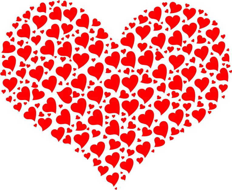 Heart Transparent Png Clipart - Circle With Dots Inside (1000x824), Png Download