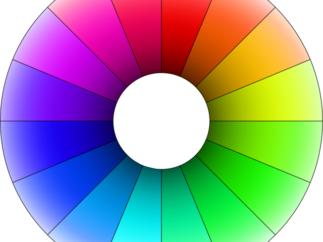 Wheel Clipart Color Wheel - 12 色相 環 (640x480), Png Download