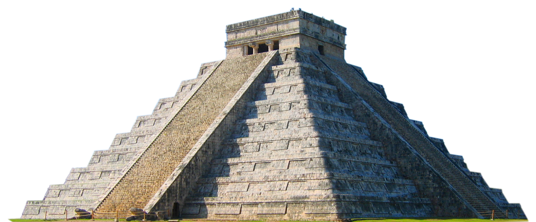 Piramide Maya Png - Chichen Itza (1097x450), Png Download