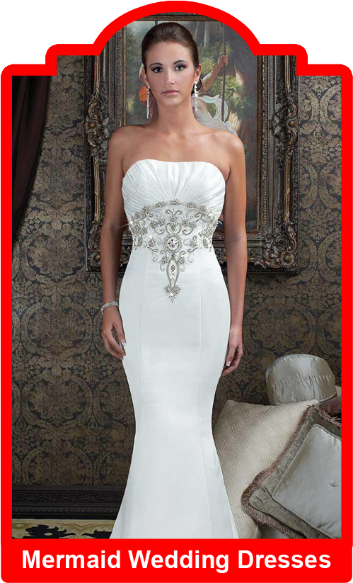 Mermaid Dresses Apk Download Android Lifestyle Apps - Fitted Satin Wedding Dresses (506x900), Png Download