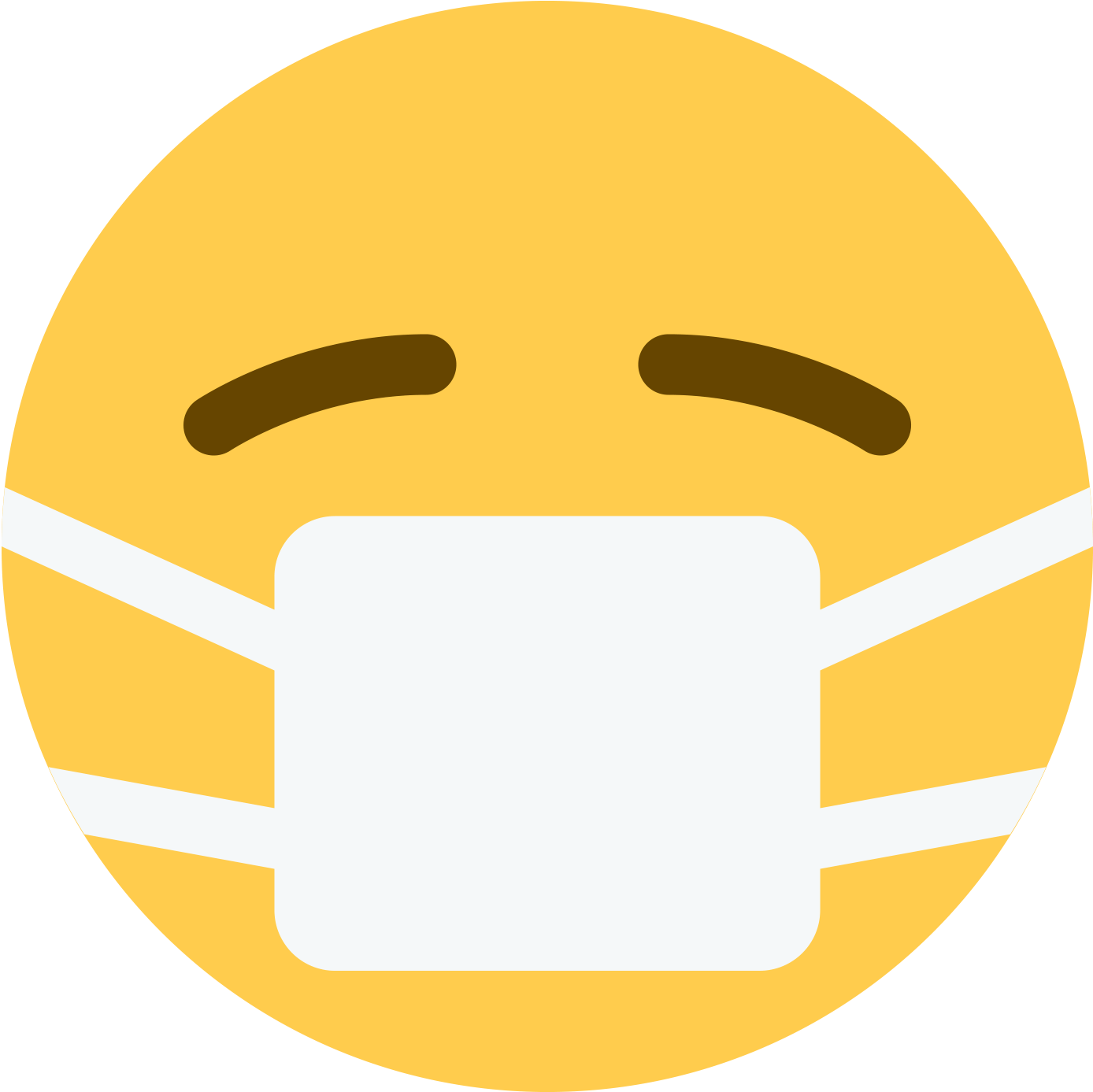 How To Make Cardboard Emoji Faces - 😷 😷 😷 Meaning (1500x1500), Png Download