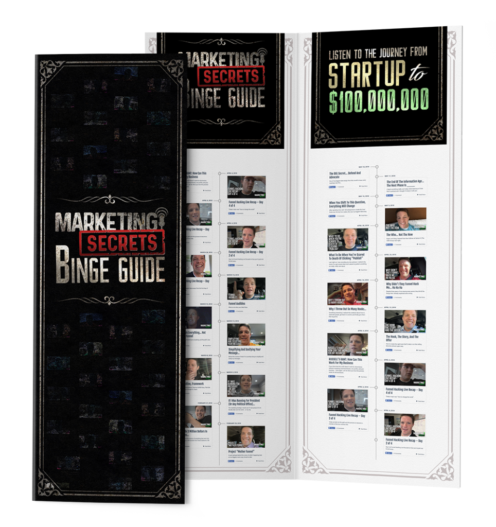 Download The Binge Guide, And Start Listening To Each - Marketing Secrets Black Book (964x1024), Png Download