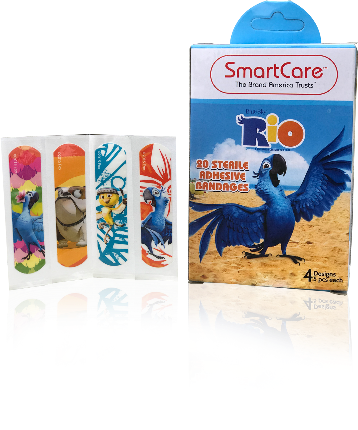 Load Image Into Gallery Viewer, Smart Care Rio Bandages - Animal Figure (1299x1680), Png Download