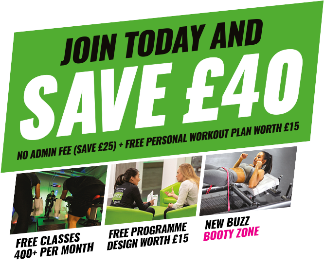 Buzz Gym Save £40 Offer - Poster (676x563), Png Download