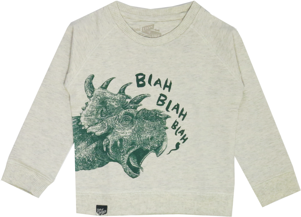 Lion Of Leisure Sweatshirt Dino - Long-sleeved T-shirt (960x720), Png Download