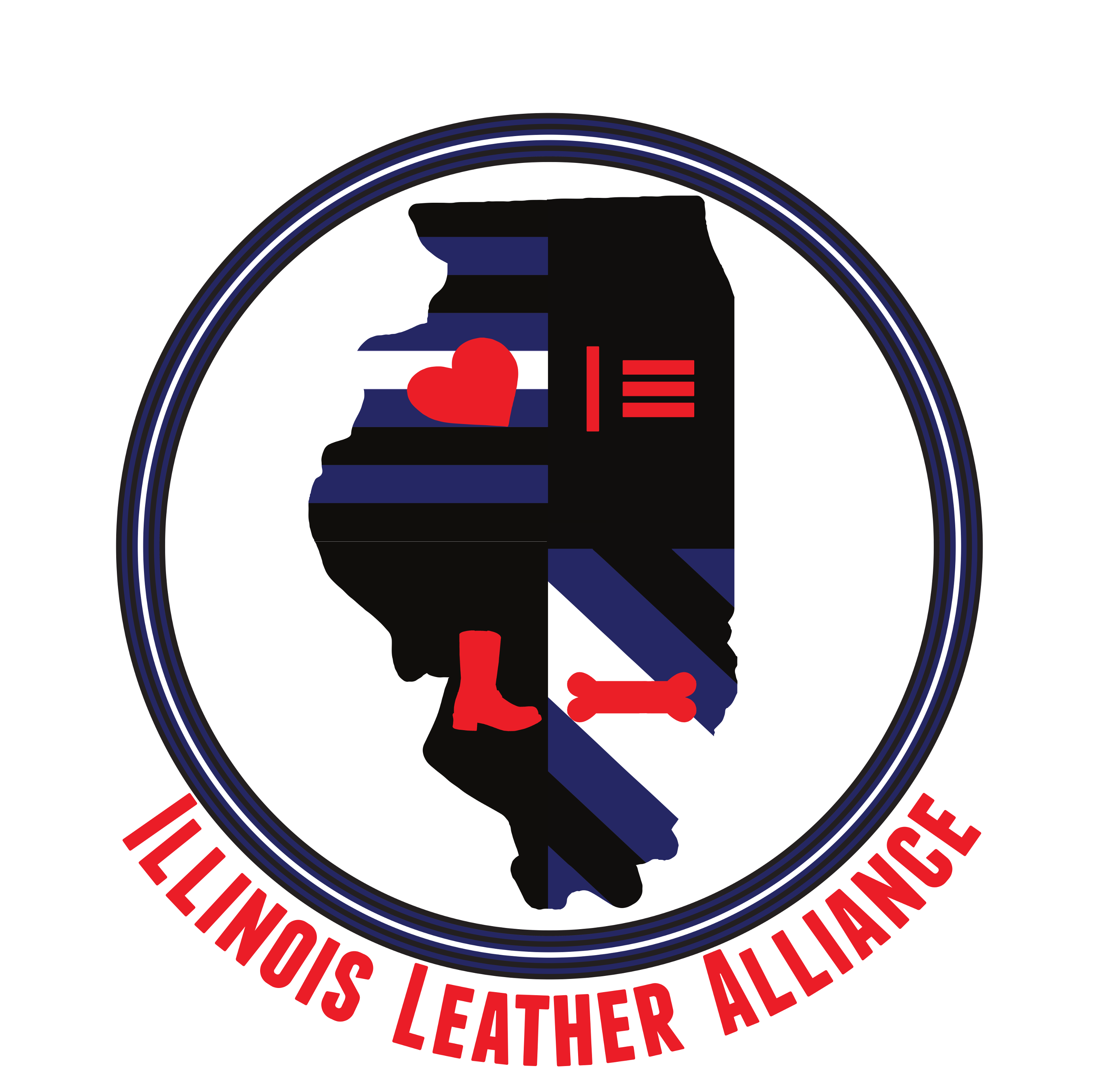 Illinois Leather Alliance (3000x3000), Png Download