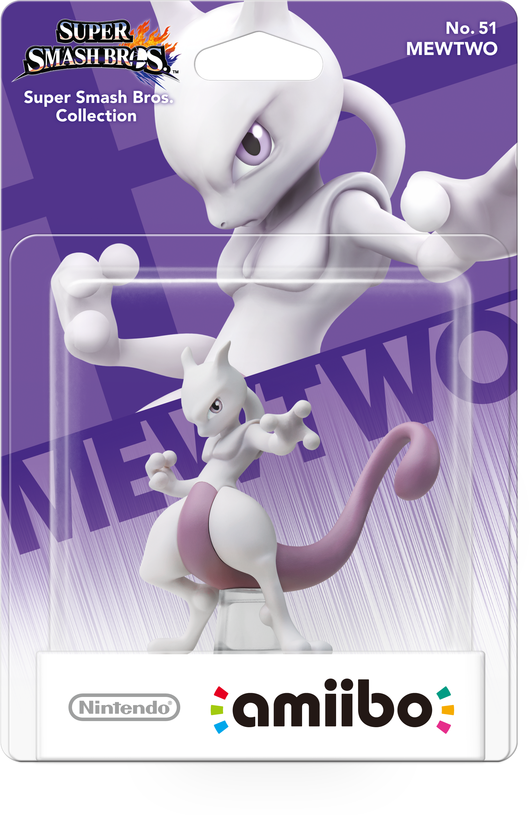 Wave Seven - Amiibo Mewtwo (2146x2986), Png Download