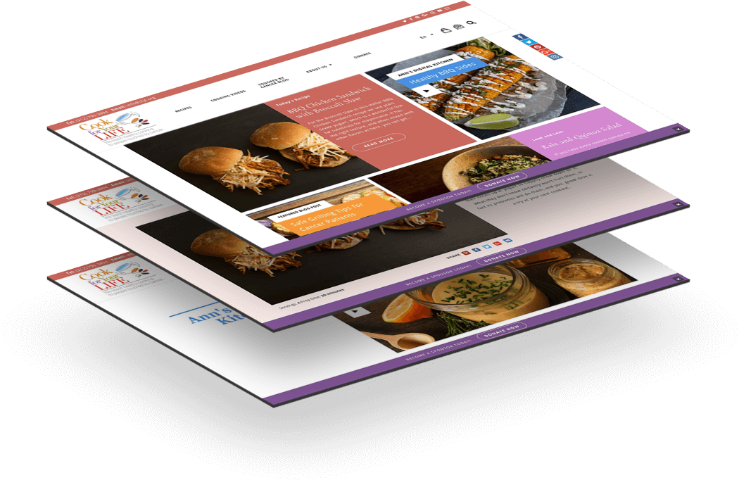 Cook For Your Life Website Mockup Gramercy - Flyer (1104x693), Png Download