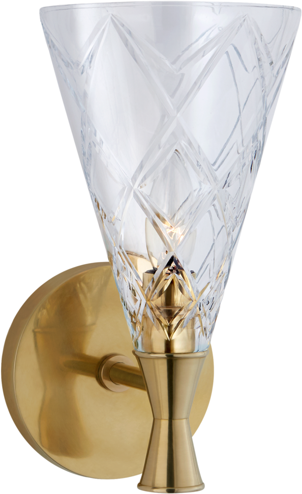 Darcy Single Sconce In Soft Brass Design By Kate Spade - Lamp (1024x1024), Png Download