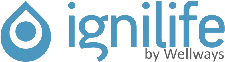 Logo Ignilife By Wellways (1000x433), Png Download