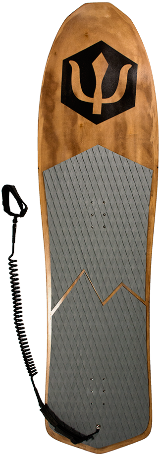 Teton Powder Surfer - Plank (343x926), Png Download