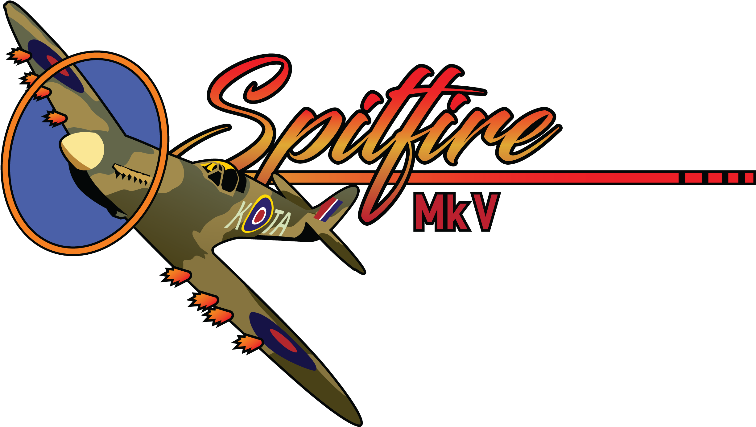 Spitfire Logo - Fighter Aircraft (2600x1400), Png Download