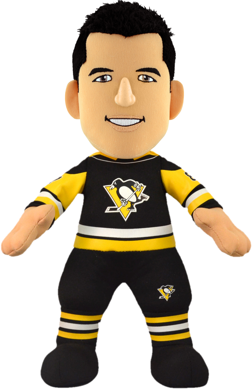 Sidney Crosby 10" Plush Figure - Pittsburgh Penguins (1300x1300), Png Download