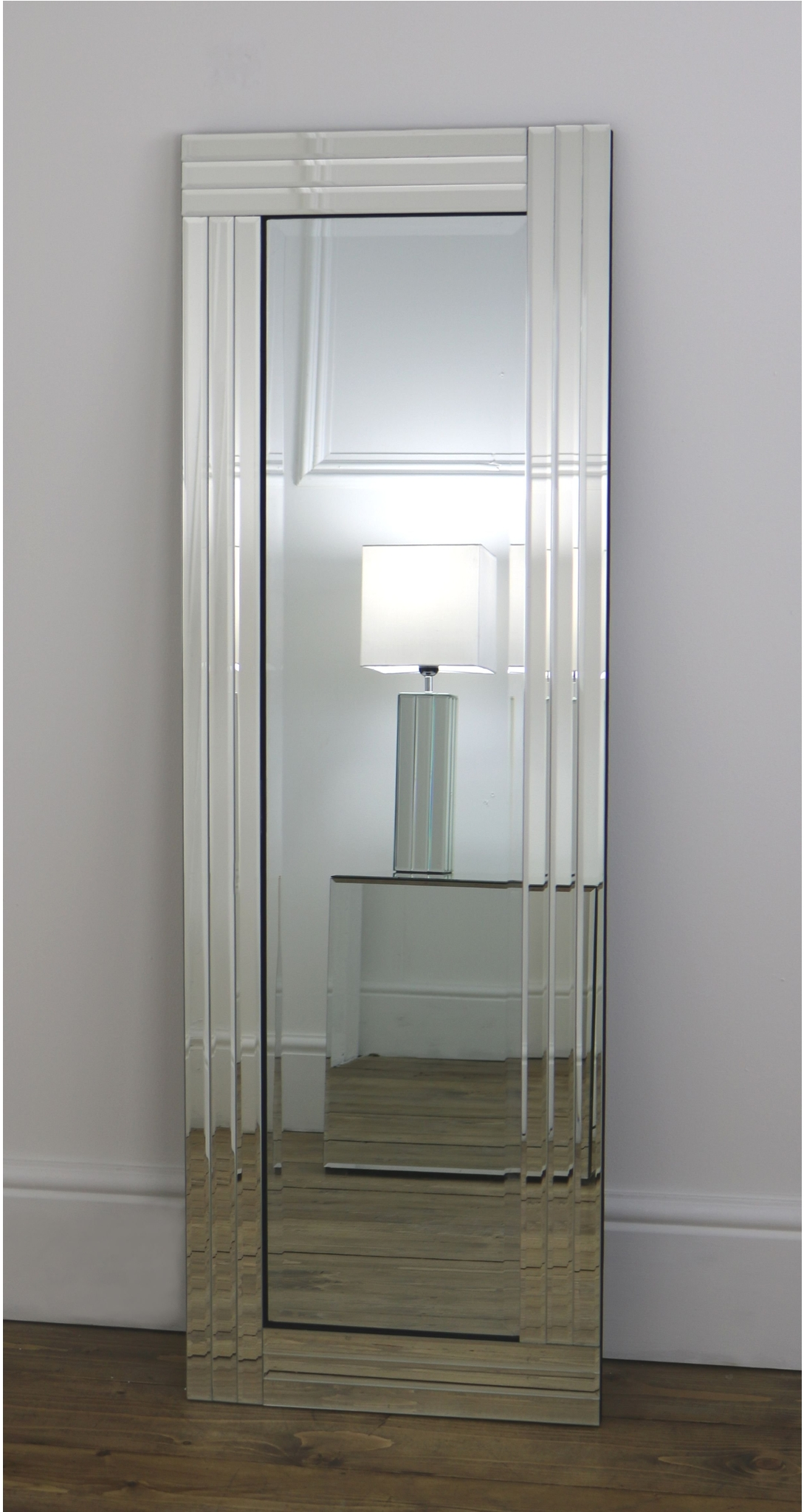An Overall View Of This Striking Glass-framed Mirror - Full Length Wall Mirror (2048x2048), Png Download