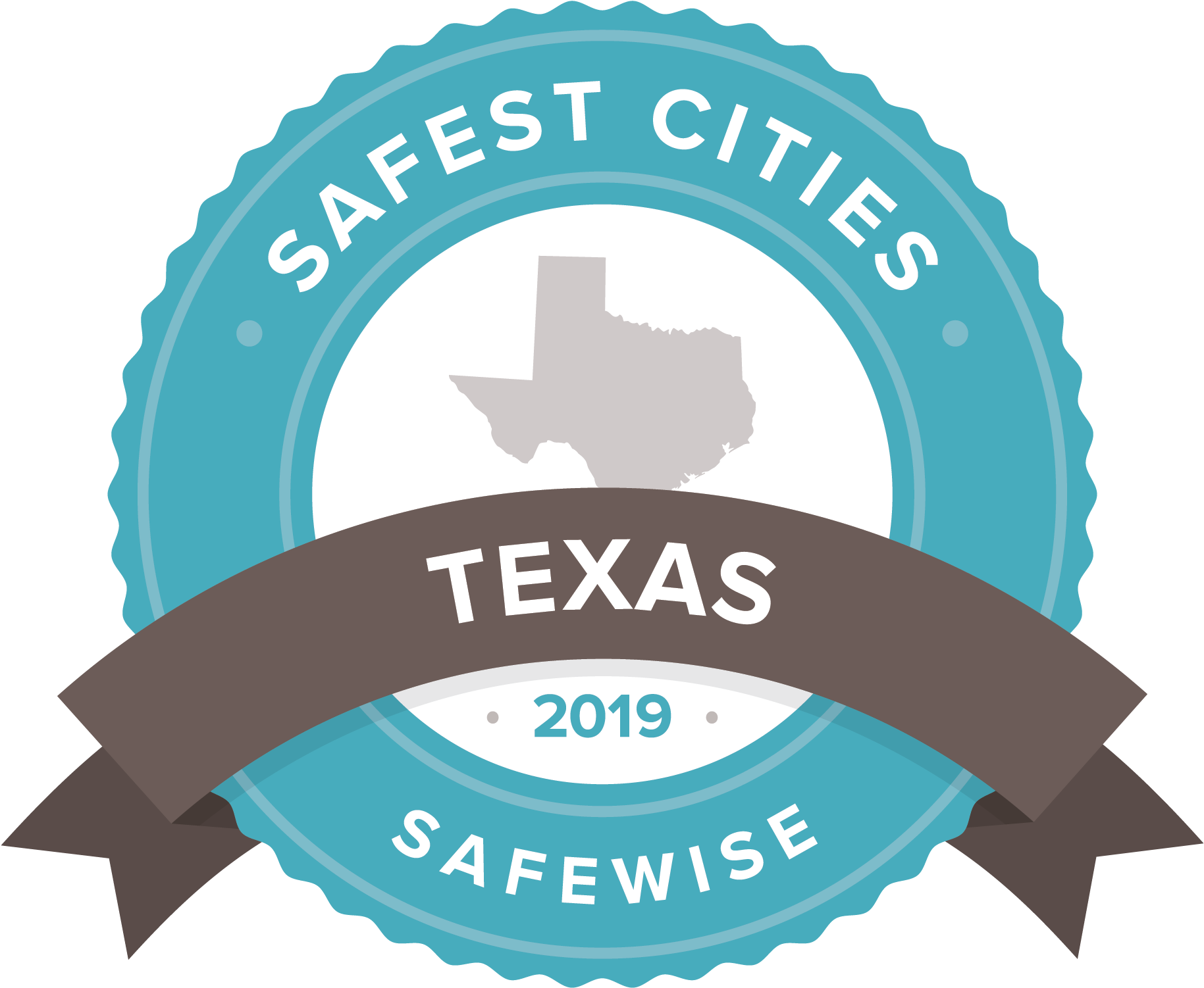 Safest Cities In Texas - Most Dangerous Cities America 2018 (2000x2000), Png Download