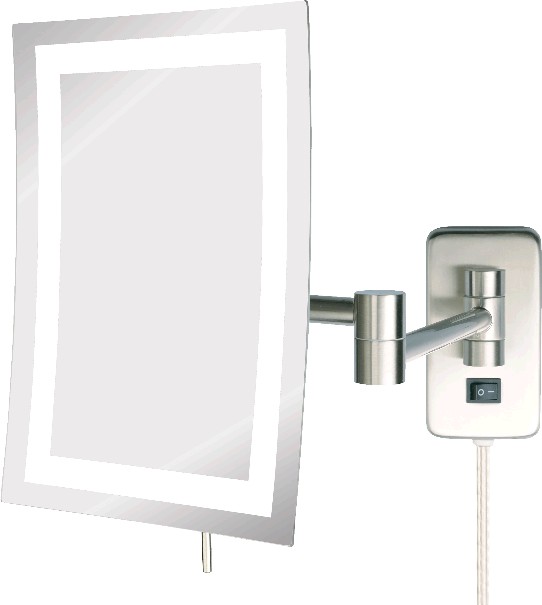 Jerdon Style Jrt710 Edge To Edge Plug In Makeup Mirrors - Still Life Photography (2000x2000), Png Download