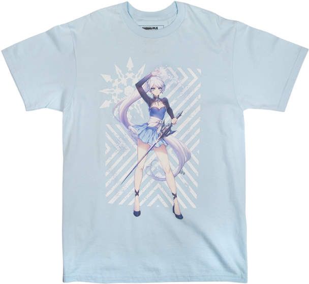 Rwby Weiss Schnee Tee - Active Shirt (800x800), Png Download