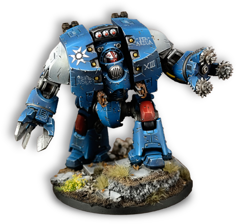 Den Of Imagination - Warhammer 40k Leviathan Dreadnought Stats 8th (610x750), Png Download