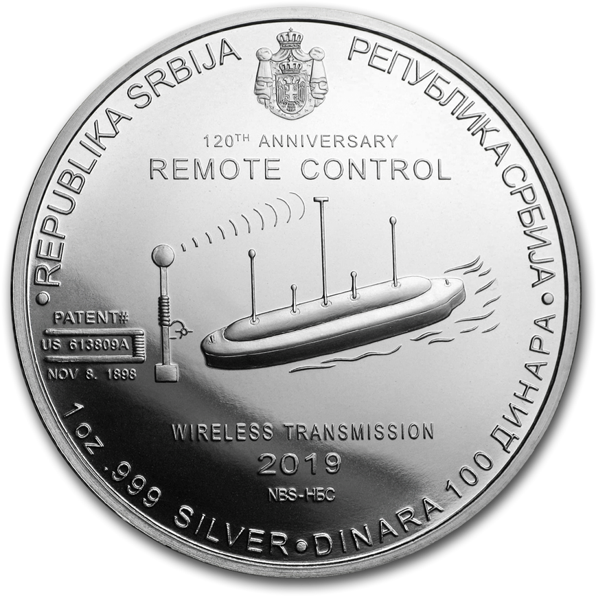 2019 1 Oz Republic Of Serbia - Coin (900x900), Png Download