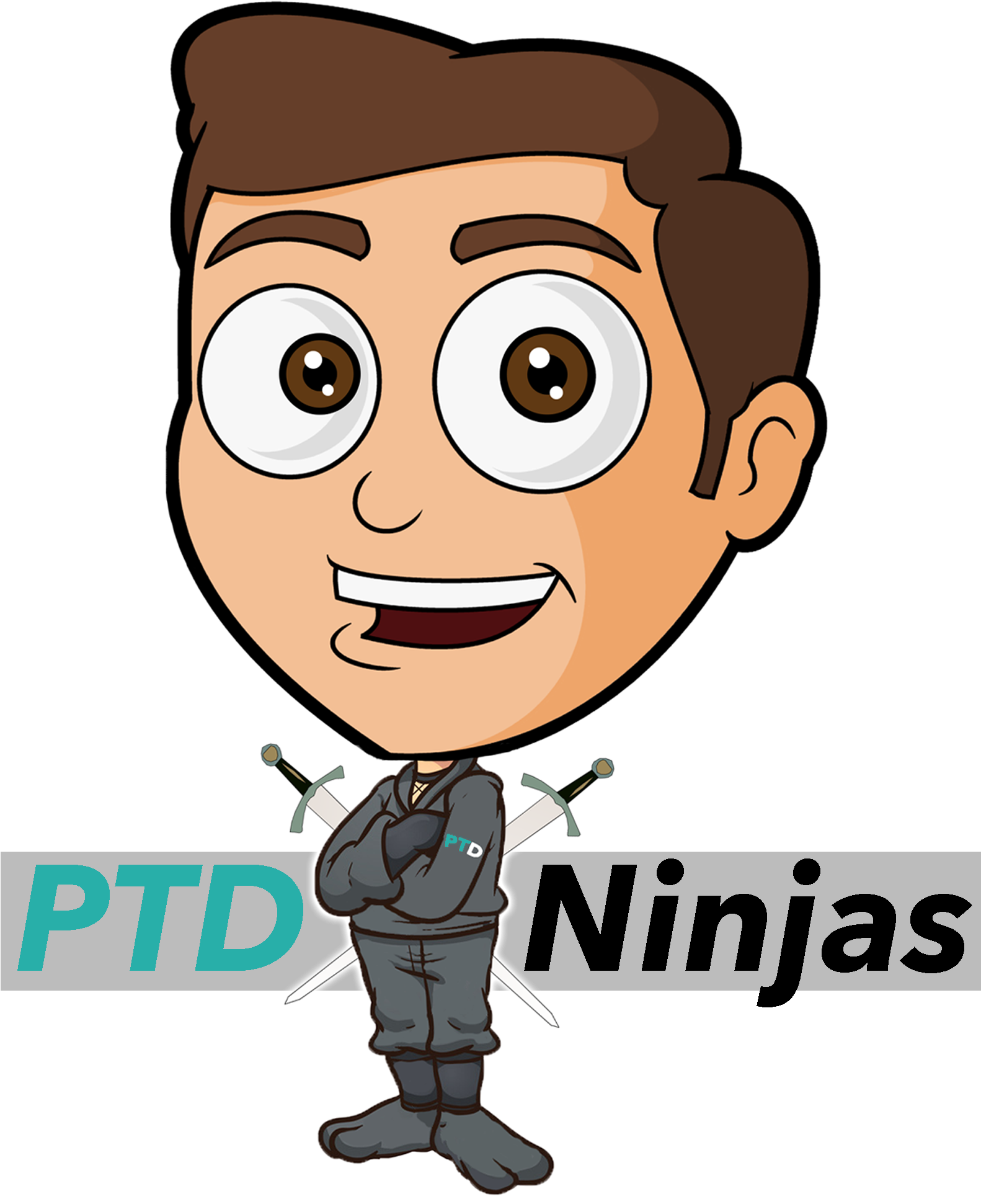 Pt Distinction Coaching Is The Home Of The Ptd Ninjas - Cartoon (2499x2260), Png Download